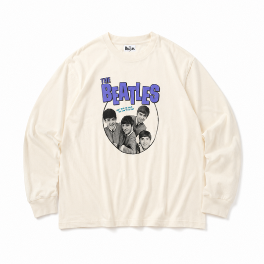 THE BEATLES ビートルズ サークルフォト ロンT WHITE