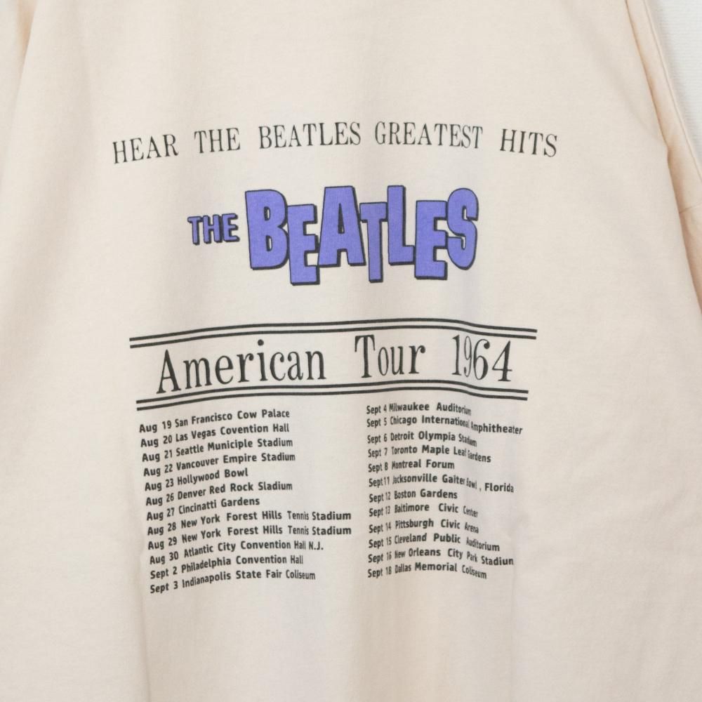THE BEATLES ビートルズ サークルフォト ロンT WHITE