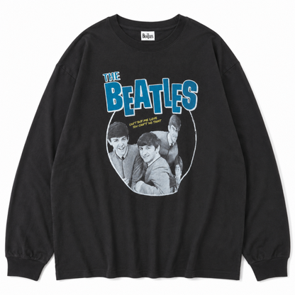 THE BEATLES ビートルズ サークルフォト ロンT CHARCOAL