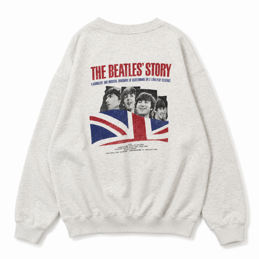 THE BEATLES ビートルズ ユニオンジャック スウェット WHITE
