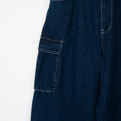 VISION STREET WEAR SKATER PANTS ワイドデニムパンツ NAVY