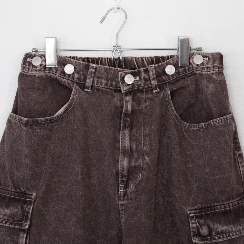 VISION STREET WEAR SKATER PANTS ワイドデニムパンツ BROWN