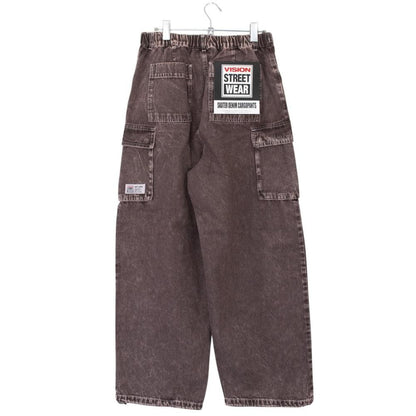 VISION STREET WEAR SKATER PANTS ワイドデニムパンツ BROWN