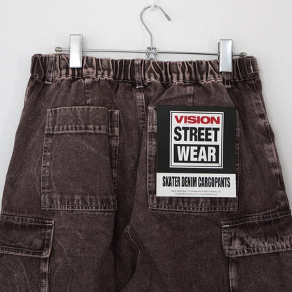 VISION STREET WEAR SKATER PANTS ワイドデニムパンツ BROWN
