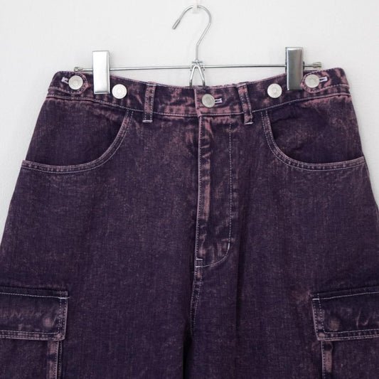 VISION STREET WEAR SKATER PANTS ワイドデニムパンツ PURPLE