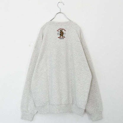 TIGER タイガー刺繍 スウェットトップ KINARI WHITE