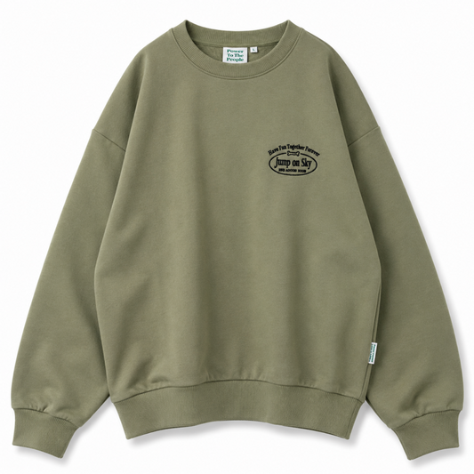 フライング DOG スウェットトップ GREEN