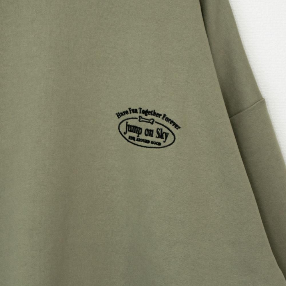 フライング DOG スウェットトップ GREEN