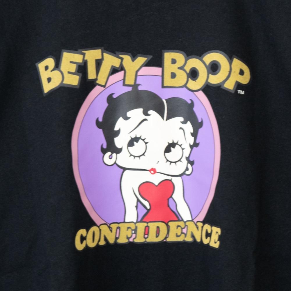 BETTY BOOP ベティちゃん ロンT BLACK