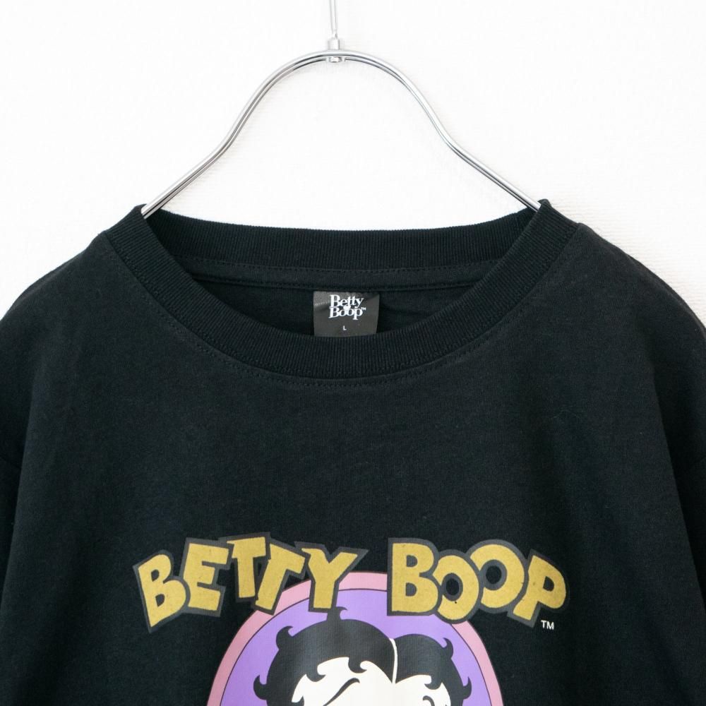 BETTY BOOP ベティちゃん ロンT BLACK