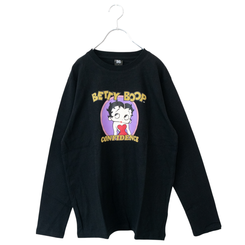 BETTY BOOP ベティちゃん ロンT BLACK