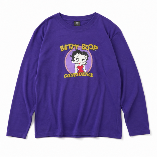 BETTY BOOP ベティちゃん ロンT PURPLE