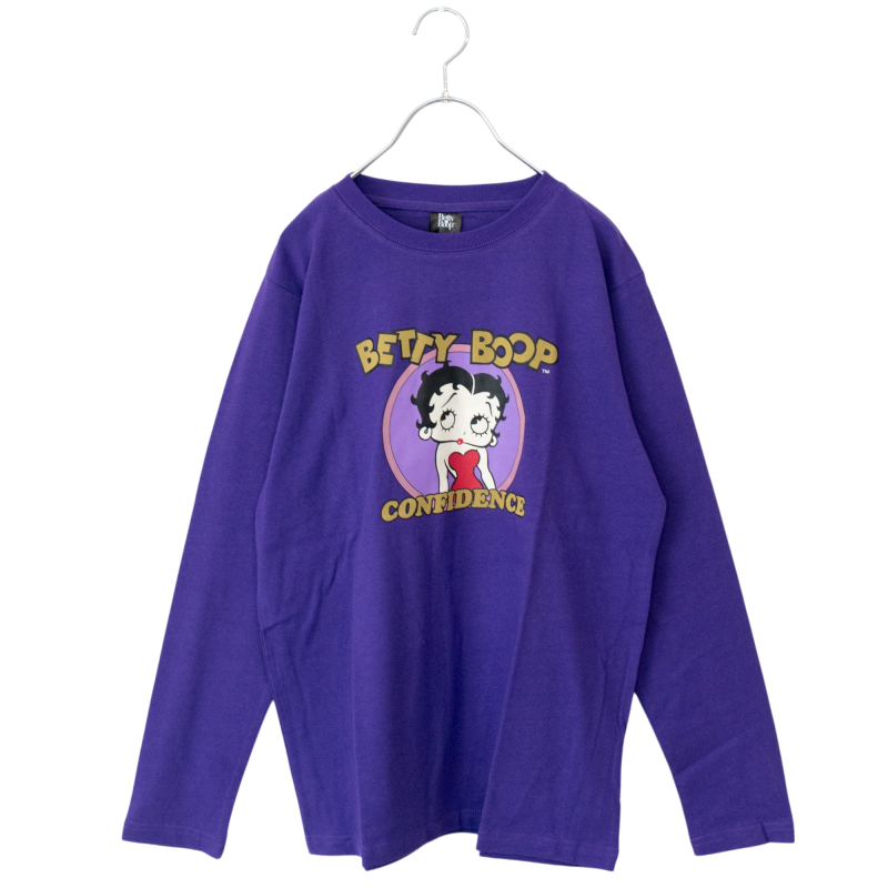 BETTY BOOP ベティちゃん ロンT PURPLE