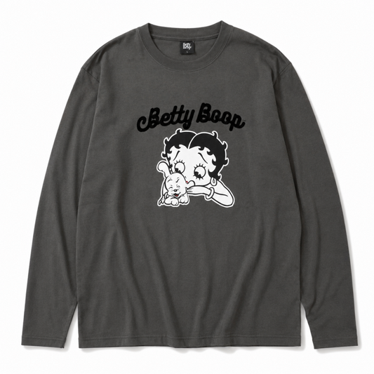 BETTY BOOP ベティちゃん ロンT GREEN