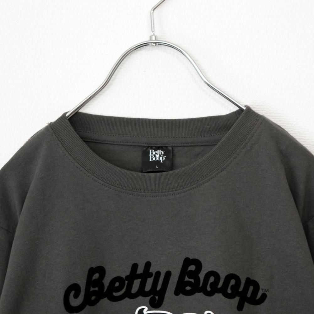 BETTY BOOP ベティちゃん ロンT GREEN