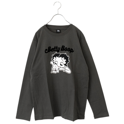 BETTY BOOP ベティちゃん ロンT GREEN