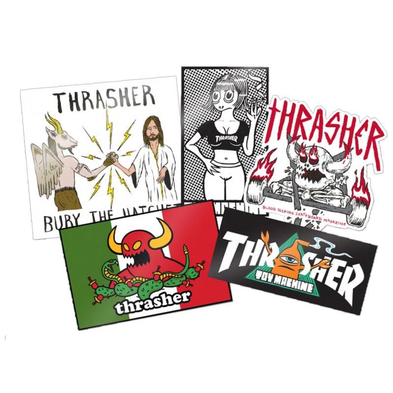 THRASHER x TOY MACHINE 3135031 ステッカーセット