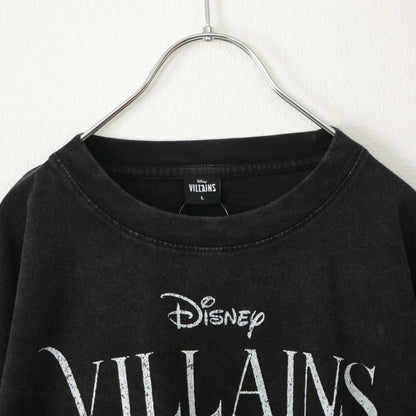 Disney ディズニー ヴィランズ ツアーデザイン ロンT BLACK