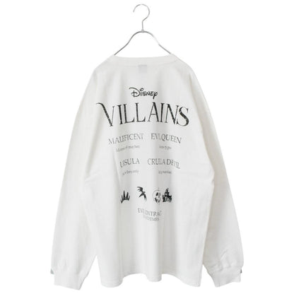Disney ディズニー ヴィランズ ツアーデザイン ロンT WHITE