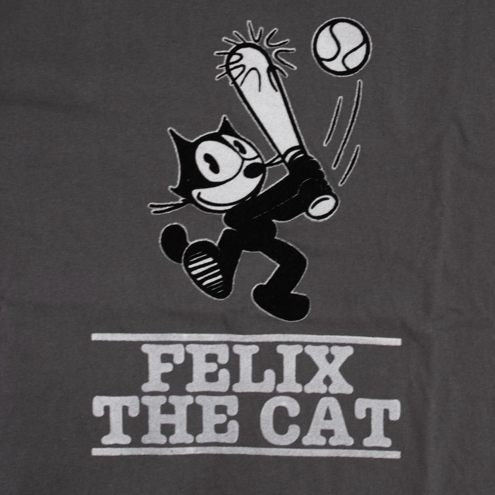 FELIX THE CAT ラグラン フロッキー ロンT CHARCOAL