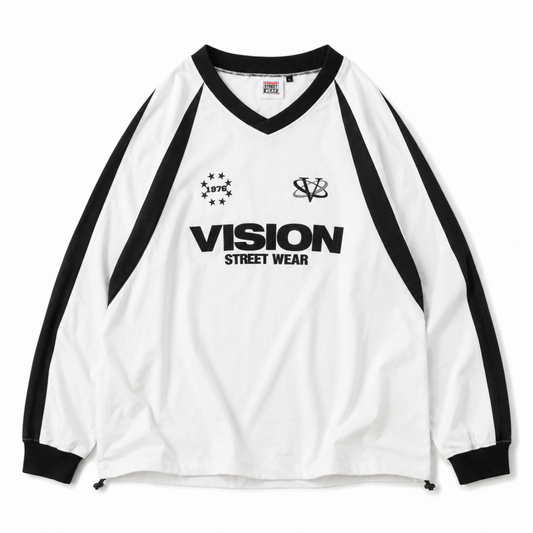 VISION STREET WEAR ナイロンプルオーバー WHITE
