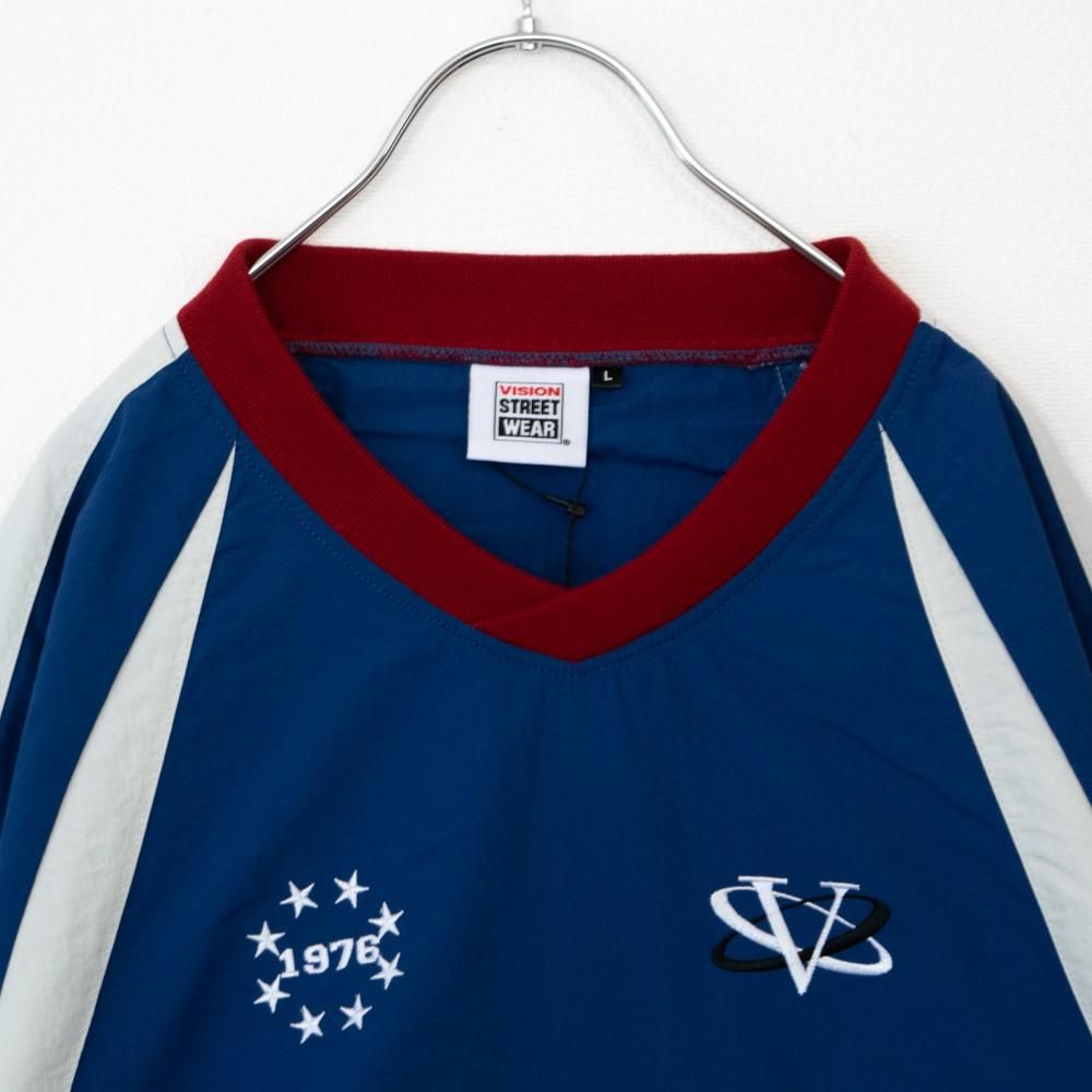 VISION STREET WEAR ナイロンプルオーバー BLUE