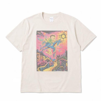 BETTY BOOP ベティちゃん Tシャツ ユニコーン BT1102 BEIGE