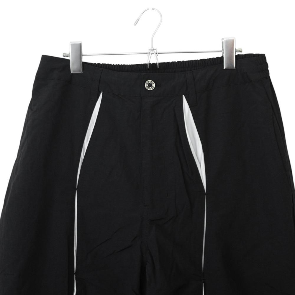 VISION STREET WEAR ナイロンウェーブ切替パンツ BLACK