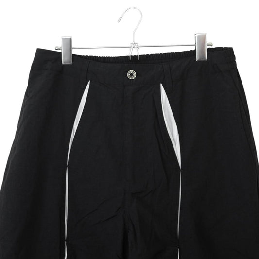 VISION STREET WEAR ナイロンウェーブ切替パンツ BLACK