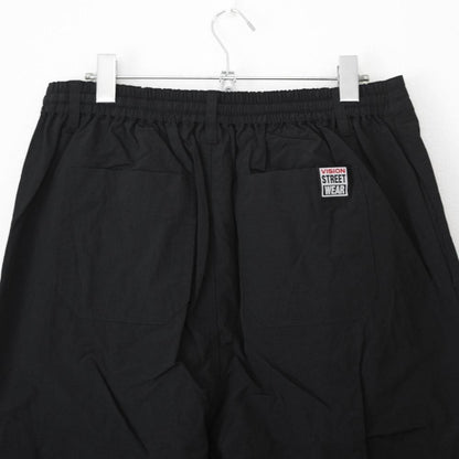 VISION STREET WEAR ナイロンウェーブ切替パンツ BLACK