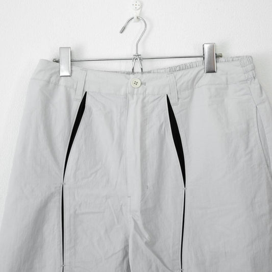 VISION STREET WEAR ナイロンウェーブ切替パンツ WHITE
