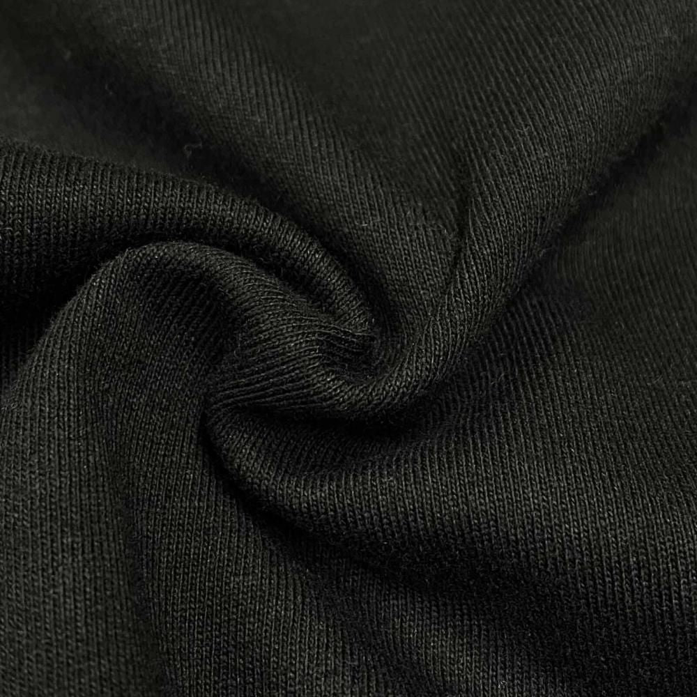 サイドダブルライン レース付き バレエコア ロンT BLACK