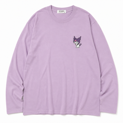 サンリオ クロミ キャラクター ロンT PURPLE