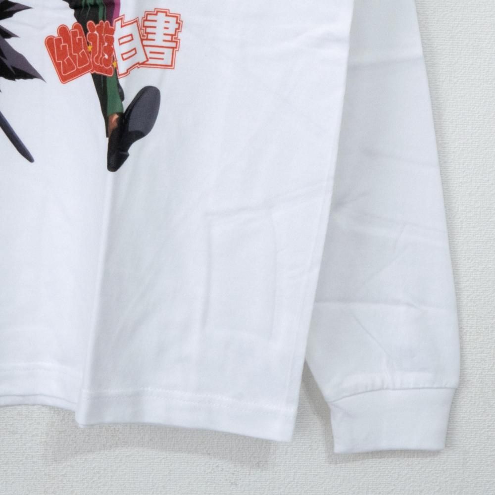 幽☆遊☆白書 集合 長袖Tシャツ ロンT PE1148 PE1149 WHITE