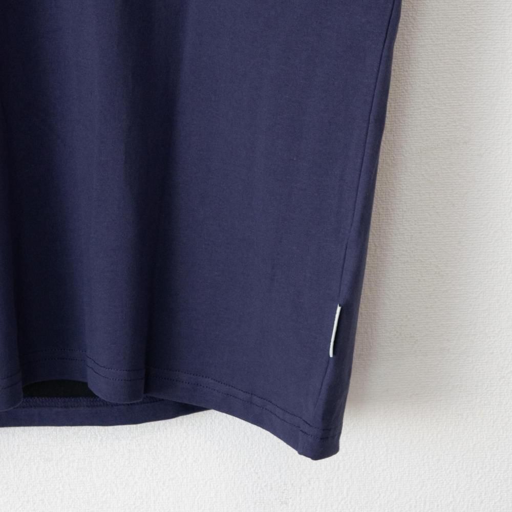 POWER TO THE PEOPLE チルネコ 刺繍 Tシャツ NAVY