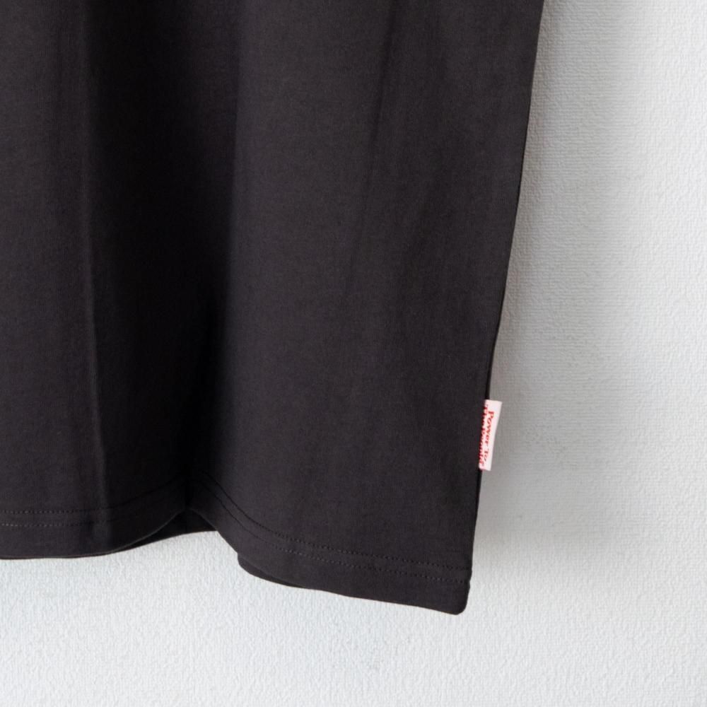 POWER TO THE PEOPLE JAPAN Series DARUMA 刺繍 半袖 Tシャツ CHARCOAL