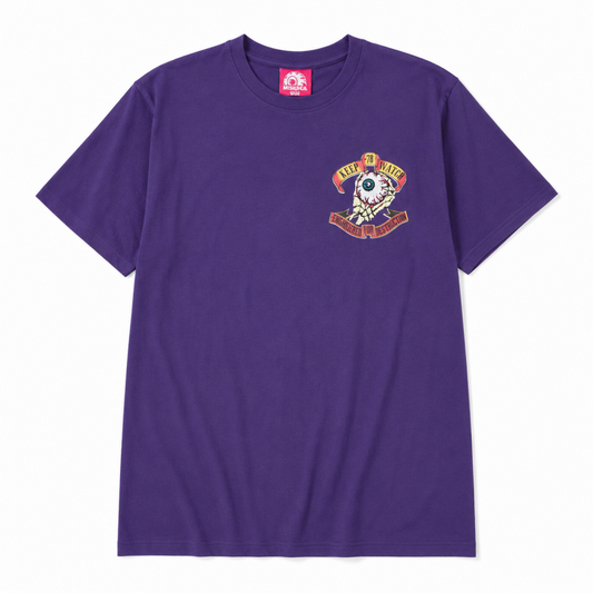 MISHKA Destruction 半袖 Tシャツ PURPLE MSK-162