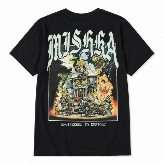 MISHKA Haunted 半袖 Tシャツ BLACK MSK-159