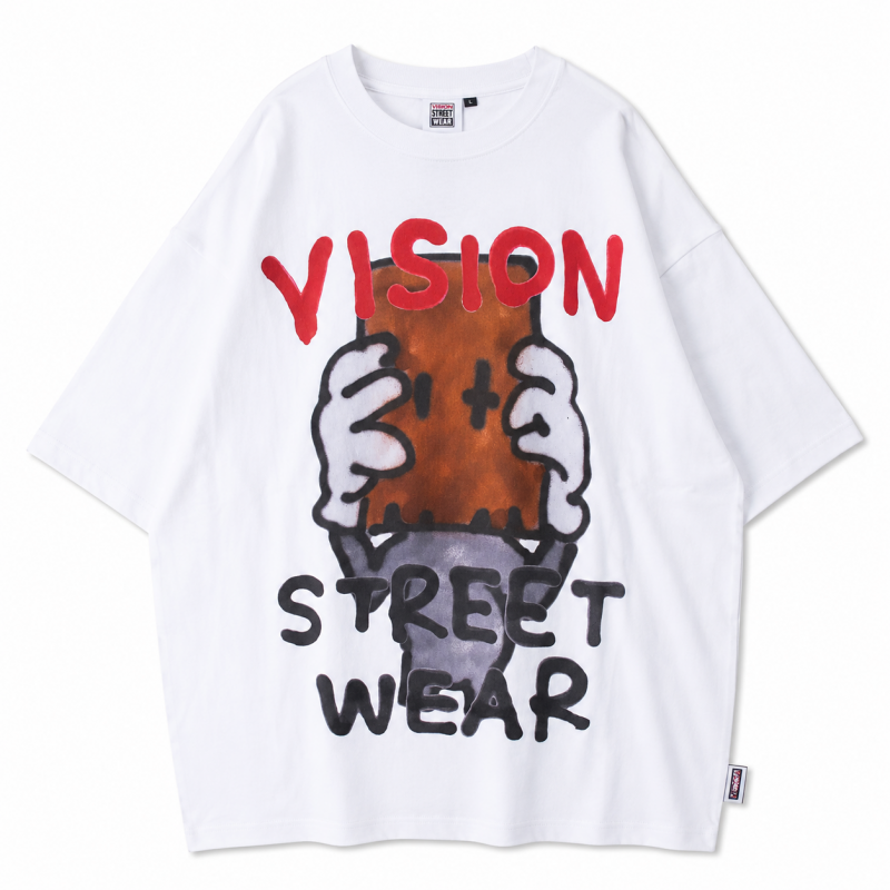 VISION STREET WEAR guernika ANONYMOUSE Tシャツ WHITE