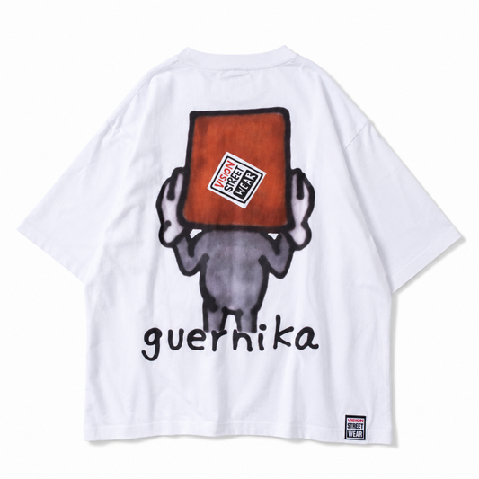 VISION STREET WEAR guernika ANONYMOUSE Tシャツ WHITE