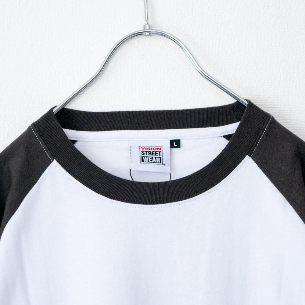 VISION STREET WEAR Betty Boop ラグランTシャツ BLACK/WHITE