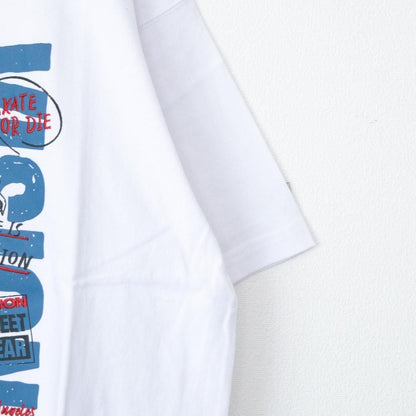 VISION STREET WEAR Betty Boop Graffiti Tシャツ WHITE/RED