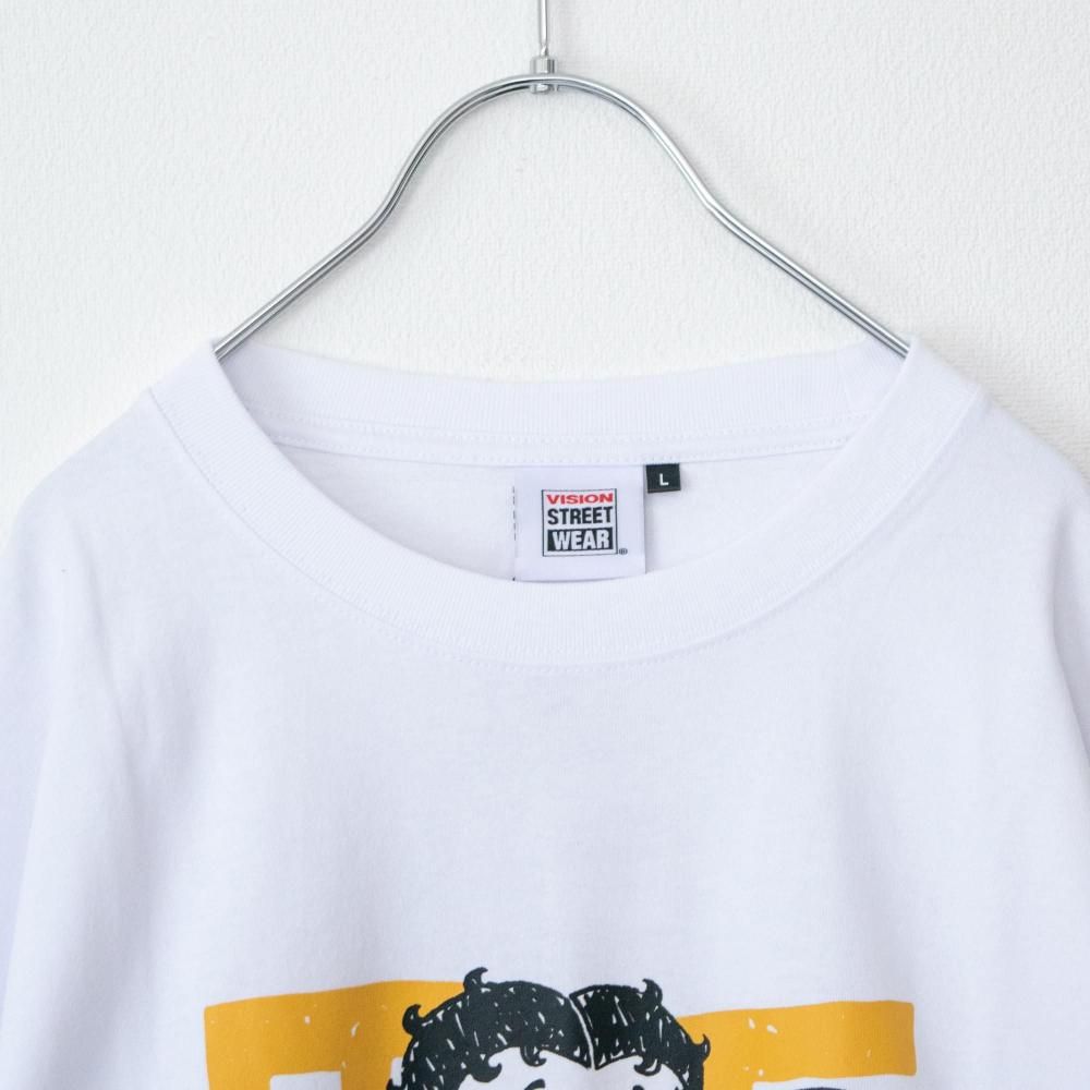VISION STREET WEAR Betty Boop Graffiti Tシャツ WHITE