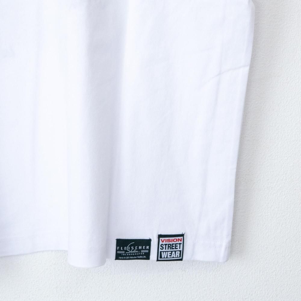 VISION STREET WEAR Betty Boop Graffiti Tシャツ WHITE