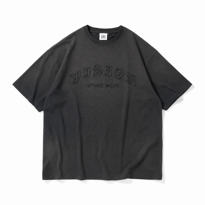 VISION STREET WEAR ヴィンテージワッペンTシャツ BLACK