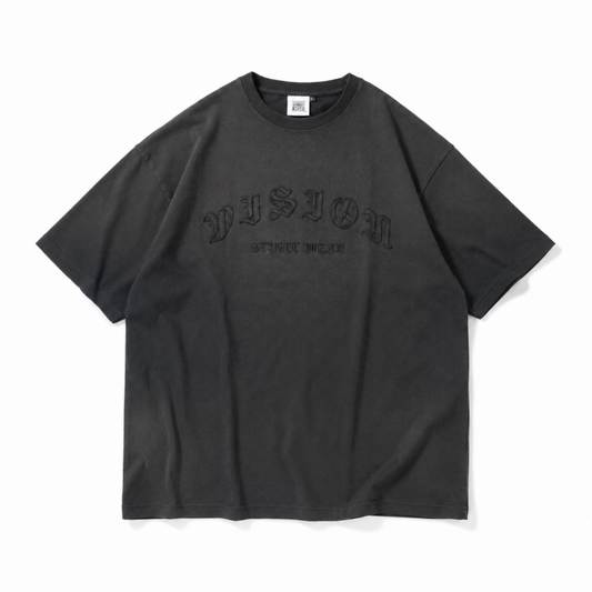 VISION STREET WEAR ヴィンテージワッペンTシャツ BLACK
