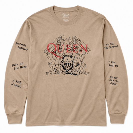 Queen Handwritten ロンT BEIGE