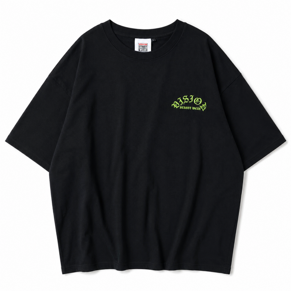 VISION STREET WEAR ANGEL スケーター Tシャツ BLACK