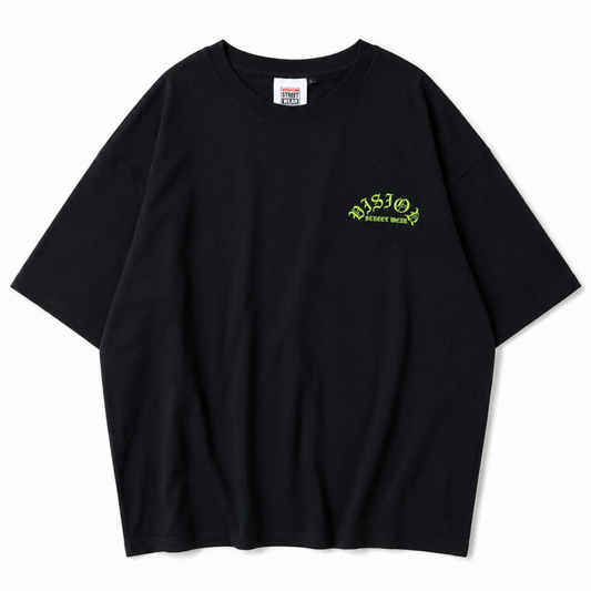 VISION STREET WEAR ANGEL スケーター Tシャツ BLACK