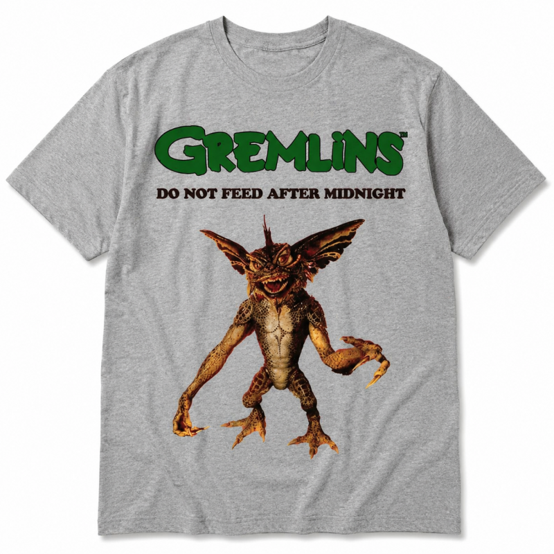 Gremlins グレムリン Tシャツ Stripe Do Not Feed (Grey)